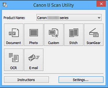 free canon scanner 8400f software